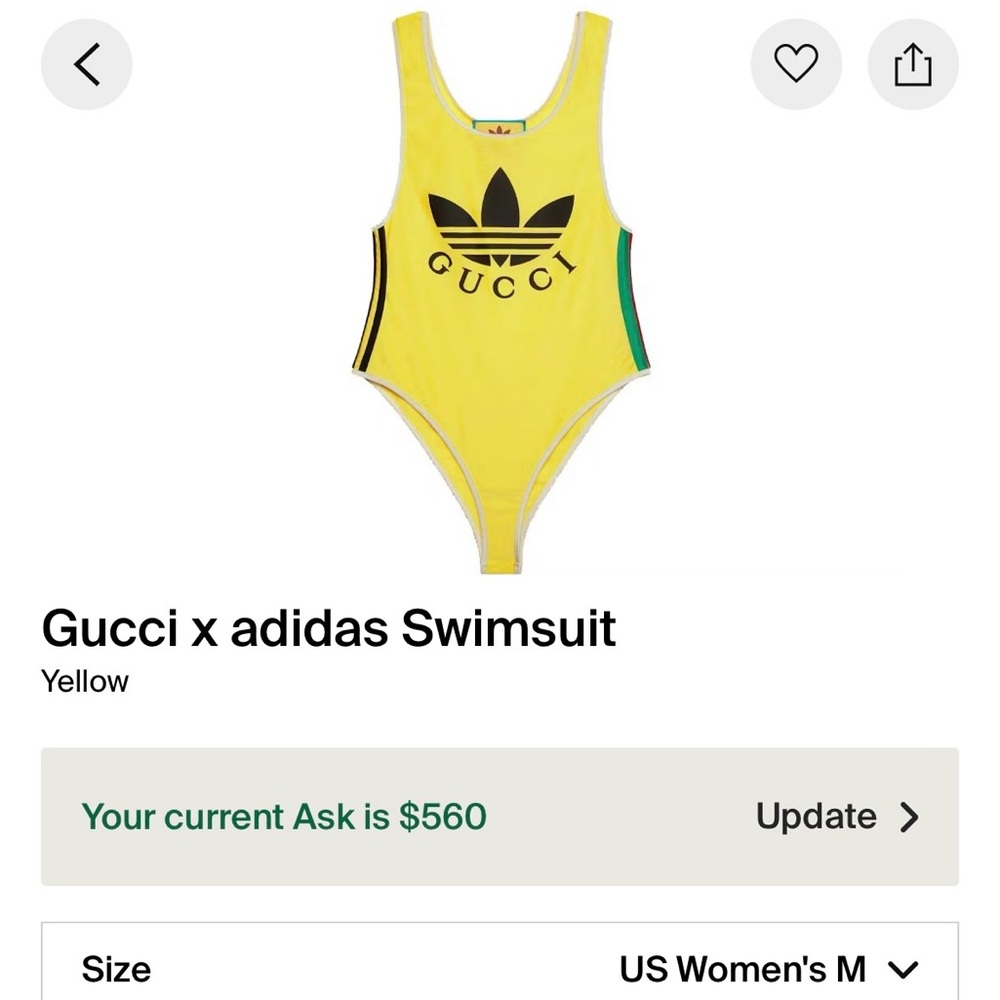 Yellow Women's Swimsuit